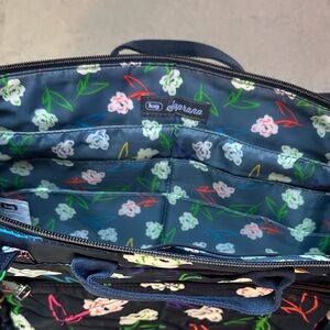Lug Soprano Navy Floral Tote Bag